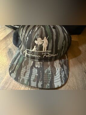 American Fletcher Camo Trucker Hat - Green/Black